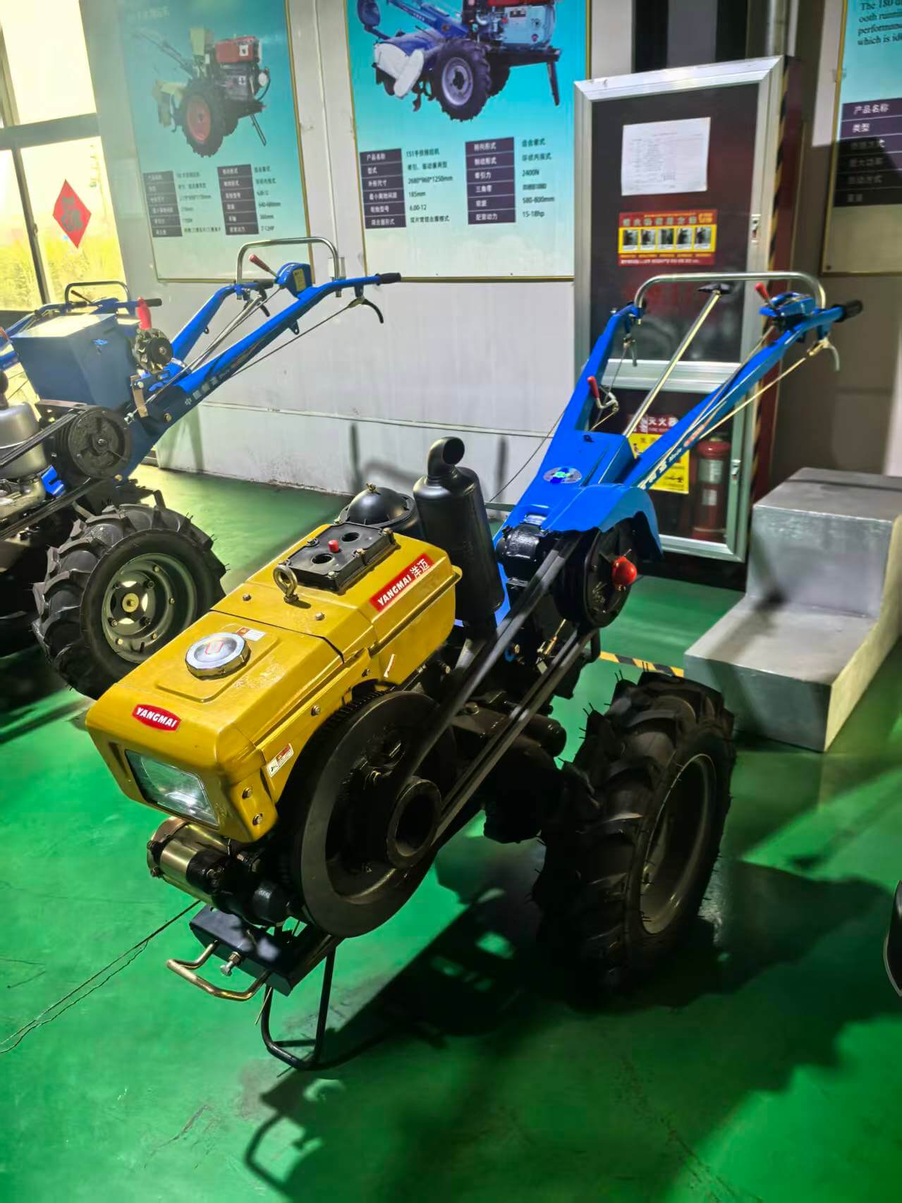 Changmei 16HP walking tractor (CM 151-6 Chassis+H16 Diesel Engine)