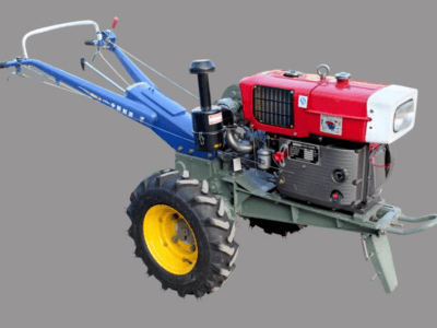 15HP Walking Tractor | ZS1100 Diesel Hand Tractor with Rotary Tiller for Small Farms