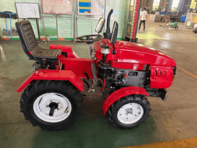 Small 4-Wheel Tractor with Diesel Engine Cover: Reliable Compact Farm Workhorse